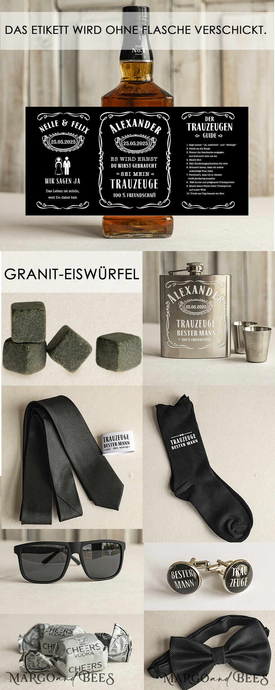 Brautjungfer/Trauzeuge Box Trauzeuge Fragen Geschenkbox Trauzeuge Fragen Geschenkbox Willst du mein Trauzeuge sein