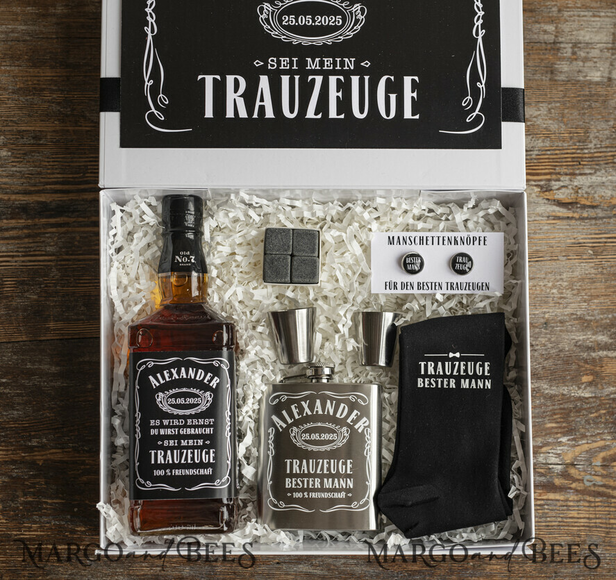 Brautjungfer/Trauzeuge Box Trauzeuge Fragen Geschenkbox Trauzeuge Fragen Geschenkbox Willst du mein Trauzeuge sein
