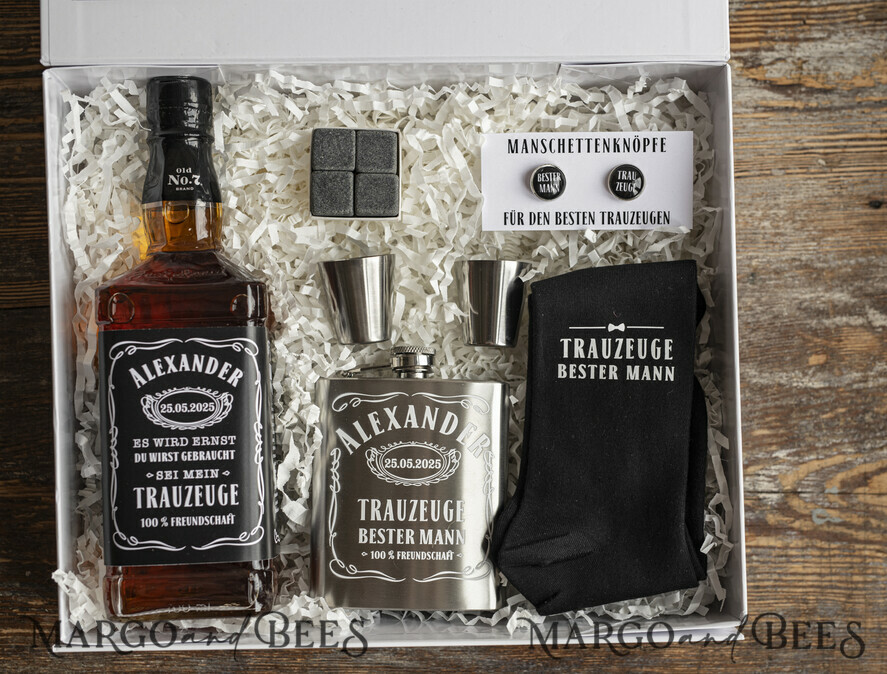 Brautjungfer/Trauzeuge Box Trauzeuge Fragen Geschenkbox Trauzeuge Fragen Geschenkbox Willst du mein Trauzeuge sein