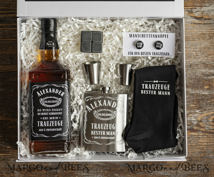 Brautjungfer/Trauzeuge Box Trauzeuge Fragen Geschenkbox Trauzeuge Fragen Geschenkbox Willst du mein Trauzeuge sein