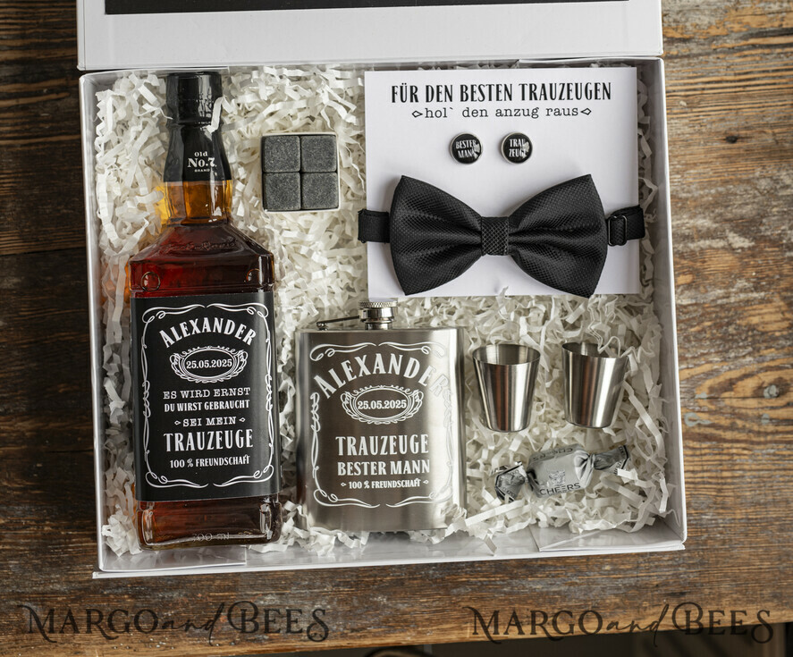 Brautjungfer/Trauzeuge Box Trauzeuge Fragen Geschenkbox Trauzeuge Fragen Geschenkbox Willst du mein Trauzeuge sein