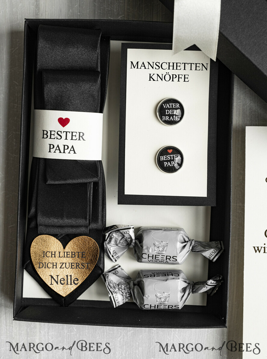 geschenk für die Eltern Papa, willst du mich zum Altar führen Manschettenknöpfe Vater der Braut