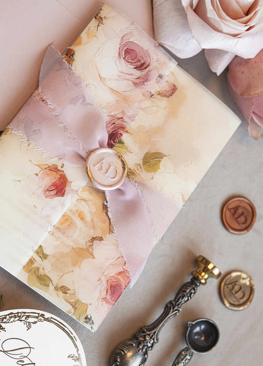 WEDDING INVITATIONS Vintage Baroque Vintage Baroque Wedding Invitation suite Beige Golden Fine art Roses Wedding Invitations with rsvp Victorian wedding crest Chinoiserie Invites Royal Ornamental frame