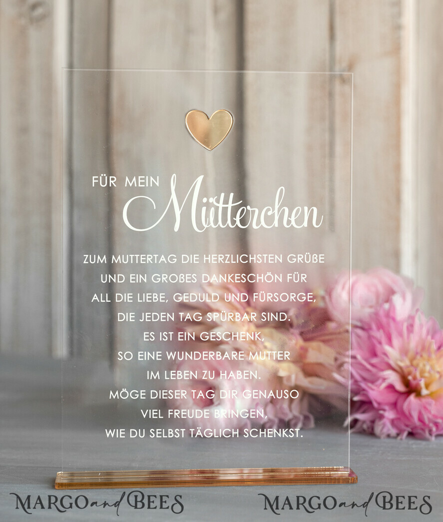 Geschenke zum Muttertag Geschenkset Entspannung Geschenkidee zum Muttertag – Exklusives Geschenkset für Mama mit Statuette, Champagnerglas & Schmuck