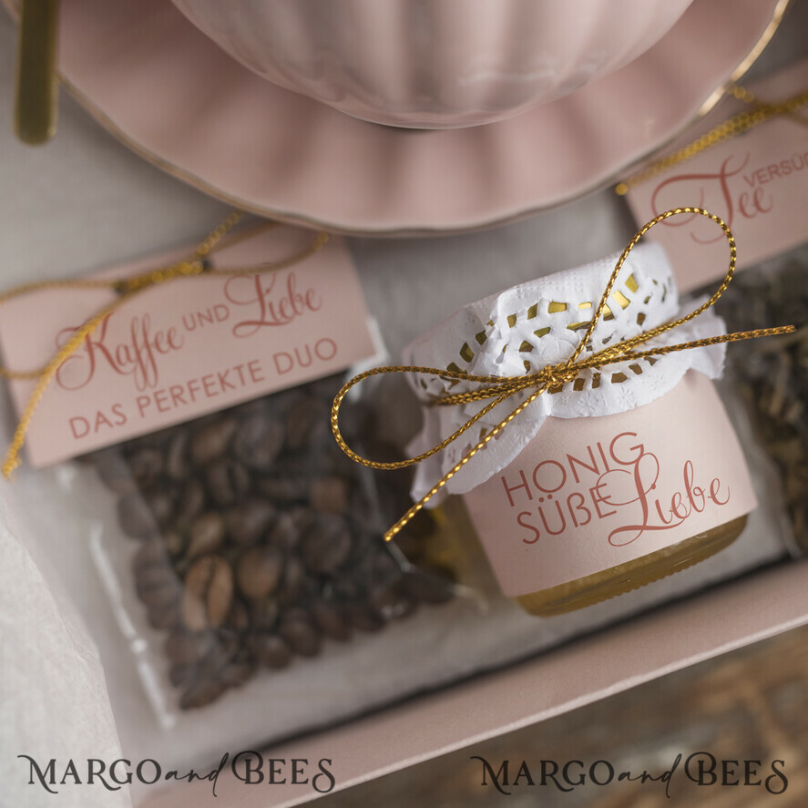Geschenke zum Muttertag Geschenkset mit Tasse Geschenkset mit Tasse – Kaffee, Tee, Honig & Karte – Geschenkbox zum Muttertag für Mama