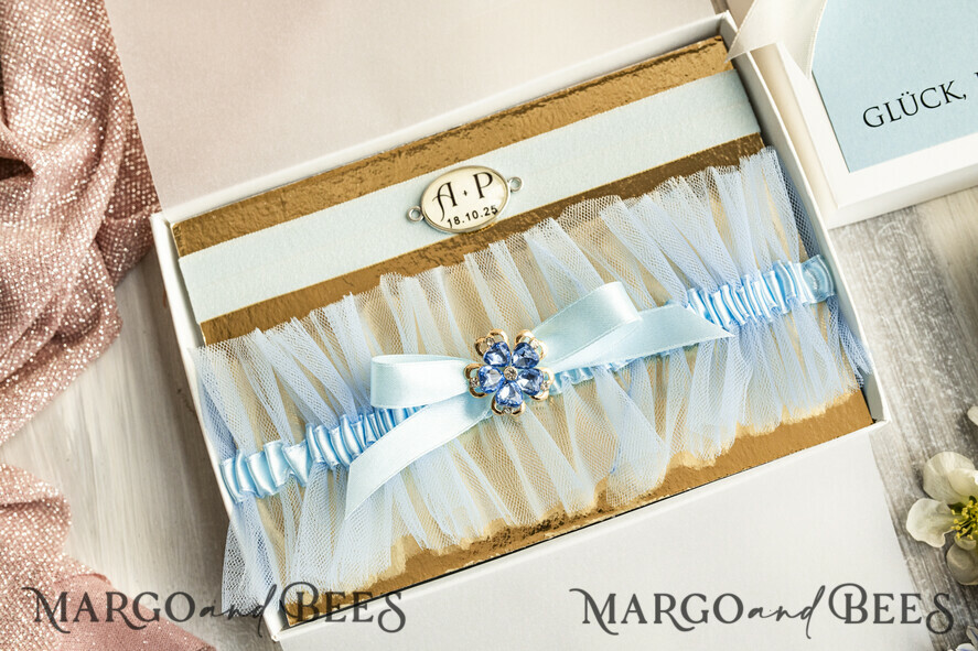 BRIDE bolero, robes, garter Geschenkidee für die Braut Strumpfband Strumpfband – die besondere Geschenkidee für die Braut