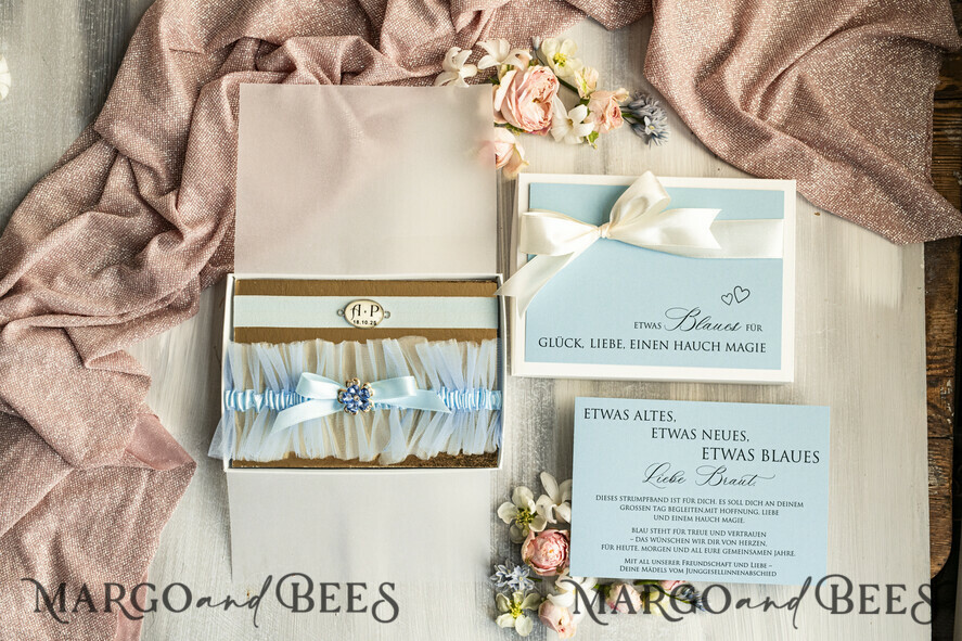 BRIDE bolero, robes, garter Geschenkidee für die Braut Strumpfband Strumpfband – die besondere Geschenkidee für die Braut