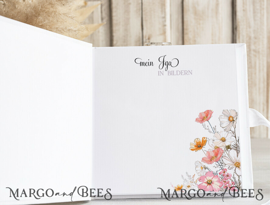 BRIDAL SHOWER INVITATIONS JGA geschenk braut JGA Gästebuch für die Braut – Buch mit Schleife & Fragen an Freundinnen – personalisiert