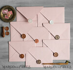 WEDDING INVITATIONS Velvet Envelopes  Blush Pink Handmade envelopes with Liner for invitations, handmade Craft Envelopes fo Wedding cards6