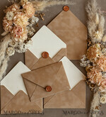 WEDDING INVITATIONS Velvet Envelopes  nude envelopes for invitations with velvet liners, a7 handmade  Envelopes with velvet liner for Wedding cards7
