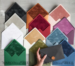 WEDDING INVITATIONS Velvet Envelopes  custom colors envelopes for invitations with velvet liners, a7 handmade  Envelopes with velvet liner for Wedding cards8