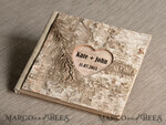 HOCHZEITS-GÄSTEBÜCHER Holzrustikale Gästebücher Benutzerdefiniertes Hochzeitsgästebuch, Holzalbum Boho Fotokabine graviertes Holzbuch Boho Sofortbildbuch6