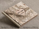 HOCHZEITS-GÄSTEBÜCHER Holzrustikale Gästebücher Benutzerdefiniertes Hochzeitsgästebuch, Holzalbum Boho Fotokabine graviertes Holzbuch Boho Sofortbildbuch6