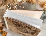 HOCHZEITS-GÄSTEBÜCHER Holzrustikale Gästebücher Rustikales Holz Hochzeits-Gästebuch, Boho Instax Sofortbild Fotokabine, Holzalbum rustikales Gästebuch Polaroids13