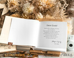 HOCHZEITS-GÄSTEBÜCHER Holzrustikale Gästebücher Rustikales Holz Hochzeits-Gästebuch, Boho Instax Sofortbild Fotokabine, Holzalbum rustikales Gästebuch Polaroids13