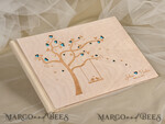WEDDING GUEST BOOKS Wooden Rustic Guestbooks Preonalised wedding Guestbook, Wooden Album Boho Photo Booth Engraved Wood Book Boho Instant Photo Book5