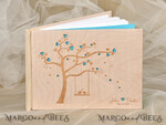 WEDDING GUEST BOOKS Wooden Rustic Guestbooks Preonalised wedding Guestbook, Wooden Album Boho Photo Booth Engraved Wood Book Boho Instant Photo Book5
