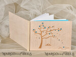 WEDDING GUEST BOOKS Wooden Rustic Guestbooks Preonalised wedding Guestbook, Wooden Album Boho Photo Booth Engraved Wood Book Boho Instant Photo Book5