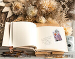 HOCHZEITS-GÄSTEBÜCHER Holzrustikale Gästebücher Rustikales Holz Hochzeitsgästebuch, Boho Instax Sofortfoto-Station, Holzalbum rustikales Gästebuch Polaroids9