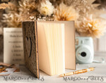 HOCHZEITS-GÄSTEBÜCHER Holzrustikale Gästebücher Rustikales Holz Hochzeitsgästebuch, Boho Instax Sofortfoto-Station, Holzalbum rustikales Gästebuch Polaroids9