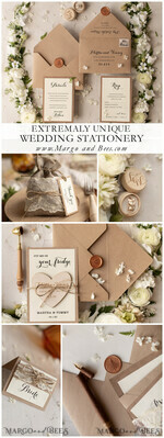 PLATZKARTEN / TISCHKARTEN  
 Spitze Romantische Spitzen-Hochzeitsplatzkarten in Braun und Elfenbein mit braunem Band, ökologische handgefertigte Hochzeitsstationery, elegante Namensschilder für Ihre Hochzeitstische, rustikale Karten.16