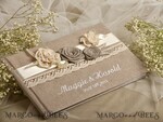 Wedding guestbook for polaroids, Rustic Instant Photo Book  Burlap  Instax Wedding Photo Guestbook5
