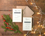 HOCHZEITS EINLADUNGEN rustikal / Landhausstil / Shabby Chic Hochzeitskarten in individuellen Farben, rustikale umweltfreundliche Einladungen9