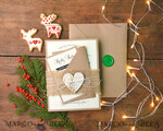 HOCHZEITS EINLADUNGEN rustikal / Landhausstil / Shabby Chic Hochzeitskarten in individuellen Farben, rustikale umweltfreundliche Einladungen9