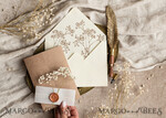 HOCHZEITS EINLADUNGEN rustikal / Landhausstil / Shabby Chic Natürliche Babyatmen Blumen Hochzeitsinvitation Suite, minimalistische rustikale Hochzeitsinvitationen Set, umweltfreundliches Einladungset, Beige moderne Boho Hochzeitskarten.18