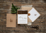 HOCHZEITS EINLADUNGEN rustikal / Landhausstil / Shabby Chic Druck von Hochzeitseinladungen, natürliche rustikale Schreibwaren7