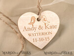 wedding favor ideas, engraved wooden tag2