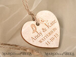 wedding favor ideas, engraved wooden tag2