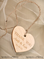 wedding Favors, custom design wood tag3