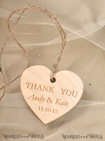 wedding Favors, custom design wood tag3