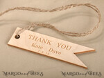 Wedding Thank You favors, engraved wood tags3