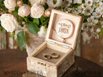 RING BEARER BOXES & PILLOWS Epoxy Wedding rings Box Custom Wedding Ring box for ceremony, wood wedding ring box  • rustic wedding rings box • real flowers in resin luxury ring box9