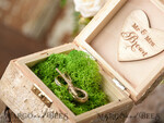 RING BEARER BOXES & PILLOWS Epoxy Wedding rings Box Personalised wedding box his and hers, Handmade wedding ring box • Real Flowers ring bearer box • wood luxury ring box7