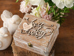 RING BEARER BOXES & PILLOWS Epoxy Wedding rings Box Personalised wedding box his and hers, rustic glam wedding ring box  • handmade ring bearer box • velvet luxury ring box12