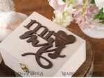 RING BEARER BOXES & PILLOWS Epoxy Wedding rings Box Personalised wedding box his and hers, wooden wedding ring box  • rustic ring bearer box • real flowers in resin luxury ring box7