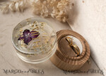 RINGTRÄGERBOXEN & KISSEN Epoxidharz Trauringe Box Epoxidharz- und Holz-Eheringbox für die Zeremonie, Boho Epoxid-Eheringboxen für ihn und sie, transparente Epoxid-Doppelringbox für die Hochzeit, Holzharzblumen Verlobungsringbox.26
