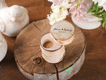 RING BEARER BOXES & PILLOWS Epoxy Wedding rings Box Personalised wedding box his and hers, Handmade wedding ring box • Real Flowers ring bearer box • wood luxury ring box5
