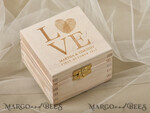 RING BEARER BOXES & PILLOWS Epoxy Wedding rings Box Custom Wedding Ring box for ceremony, engraved wedding ring box  • personalised rustic ring box • real flowers in epoxy luxury ring box5