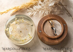 RINGTRÄGERBOXEN & KISSEN Epoxidharz Trauringe Box Epoxidharz & Holz Eheringbox für die Zeremonie, Boho Epoxid Eheringboxen für ihn und sie, transparente Epoxid-Doppelringbox für die Hochzeit, Holzharzblumen Heiratsantragsringbox.25