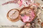 RING BEARER BOXES & PILLOWS Epoxy Wedding rings Box Personalised wedding box his and hers, Handmade wedding ring box • Real Flowers ring bearer box • wood luxury ring box23