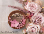 RING BEARER BOXES & PILLOWS Epoxy Wedding rings Box Personalised wedding box his and hers, Handmade wedding ring box • Real Flowers ring bearer box • wood luxury ring box23