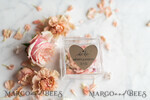 RING BEARER BOXES & PILLOWS Epoxy Wedding rings Box Luxury Gold ring box, rustic glam wedding ring box  • handmade ring bearer box • We Do luxury ring box17
