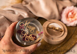 RINGTRÄGERBOXEN & KISSEN Epoxidharz Trauringe Box Epoxidharz- und Holzhochzeitsringbox für die Zeremonie, Boho Epoxid-Hochzeitsringboxen für ihn und sie, transparente Epoxid-Doppelringbox für die Hochzeit, Holzharzblumen Heiratsantrag Ringbox15