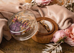 RINGTRÄGERBOXEN & KISSEN Epoxidharz Trauringe Box Epoxidharz- und Holzhochzeitsringbox für die Zeremonie, Boho Epoxidhochzeitsringboxen für ihn und sie, transparente Epoxid-Doppelringbox für die Hochzeit, Holzharzblumen Verlobungsringbox.16