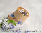 RING BEARER BOXES & PILLOWS Epoxy Wedding rings Box Personalised wedding box his and hers, Handmade wedding ring box • Real Flowers ring bearer box • wood luxury ring box10
