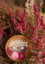 RINGTRÄGERBOXEN & KISSEN Epoxidharz Trauringe Box Maßgeschneiderte Hochzeitsringbox für die Zeremonie, handgefertigte Hochzeitsringbox • Ringträgerbox mit echten Blumen • luxuriöse Holzringbox15